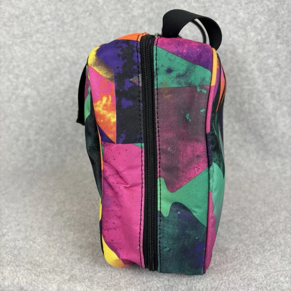 Burton Snowboards Neon Colorful Travel Hanging Toiletry Bag Makeup Organizer